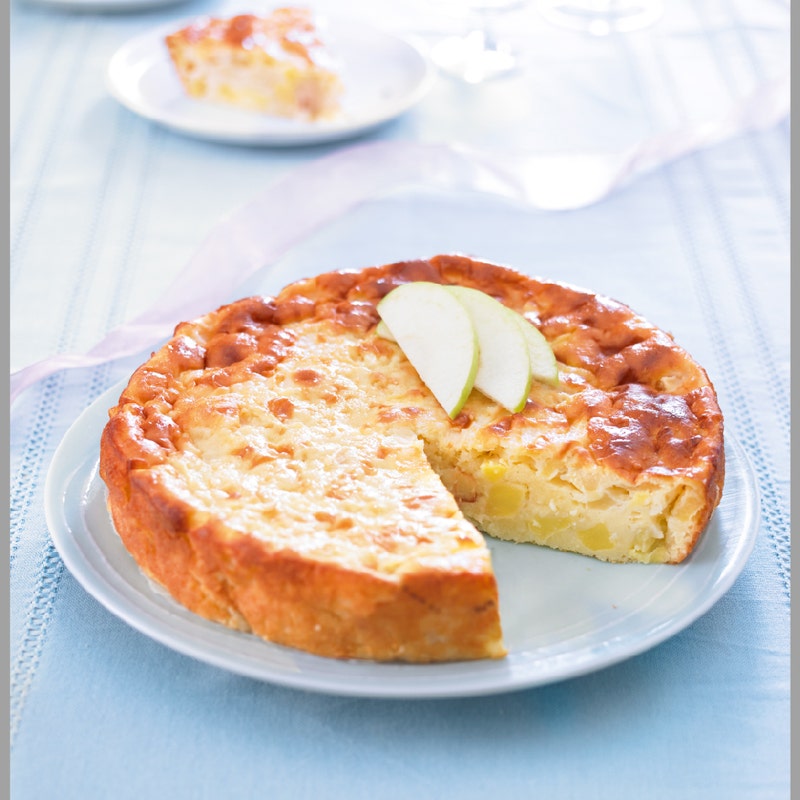 Gâteau au fromage blanc et aux fruits