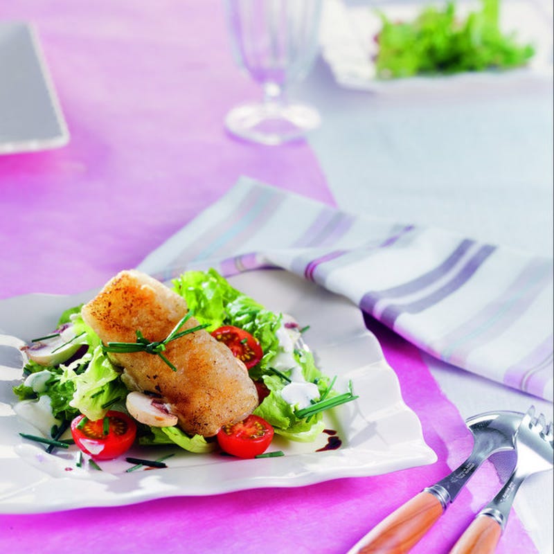 Photo de/du Grosse salade et croustillants de chèvre par WW