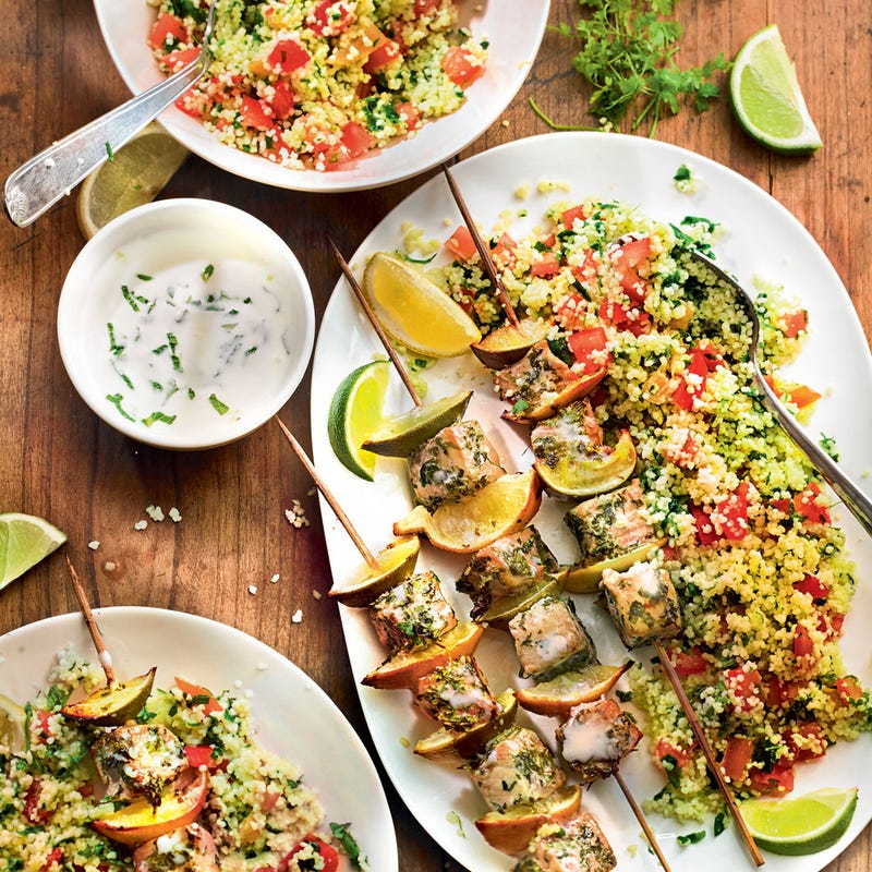 Photo de/du Brochettes de porc au citron par WW