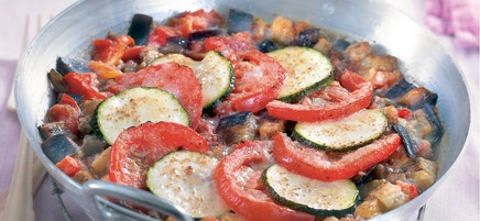 Gratin du soleil au parmesan