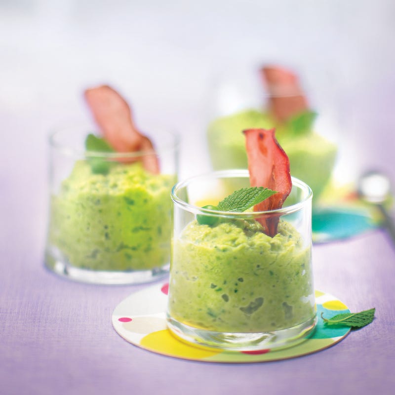 Photo de/du Guacamole de petits pois au bacon par WW