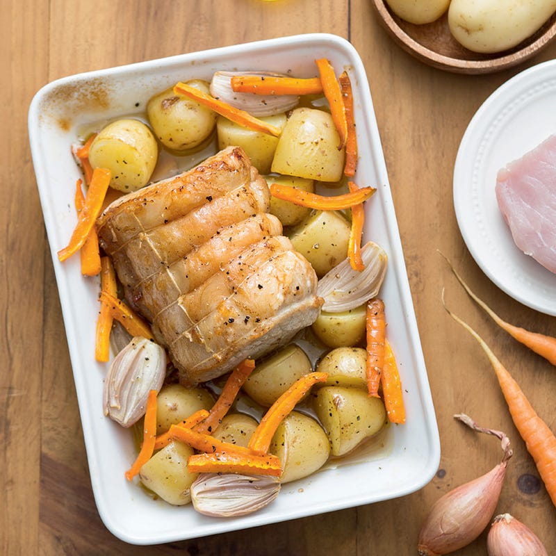 Photo de/du Rôti de porc façon paysanne par WW