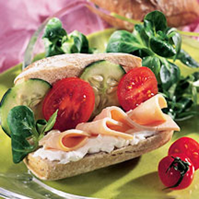 Photo de/du Sandwich au jambon de poulet par WW