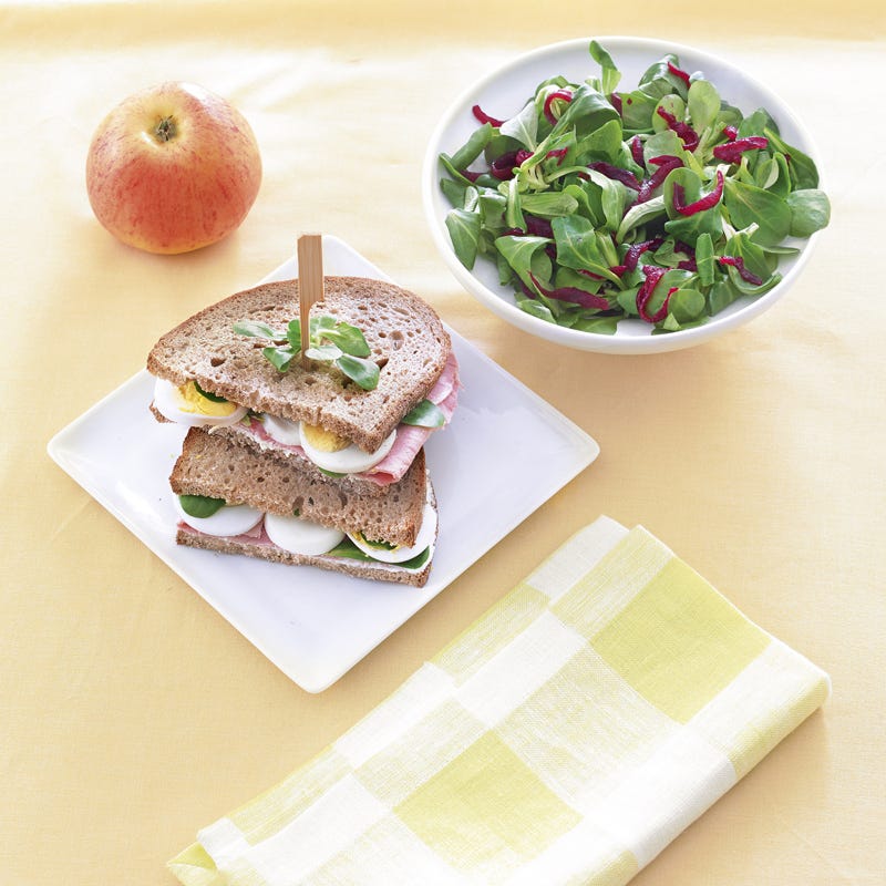 Photo de/du Sandwich jambon oeuf par WW