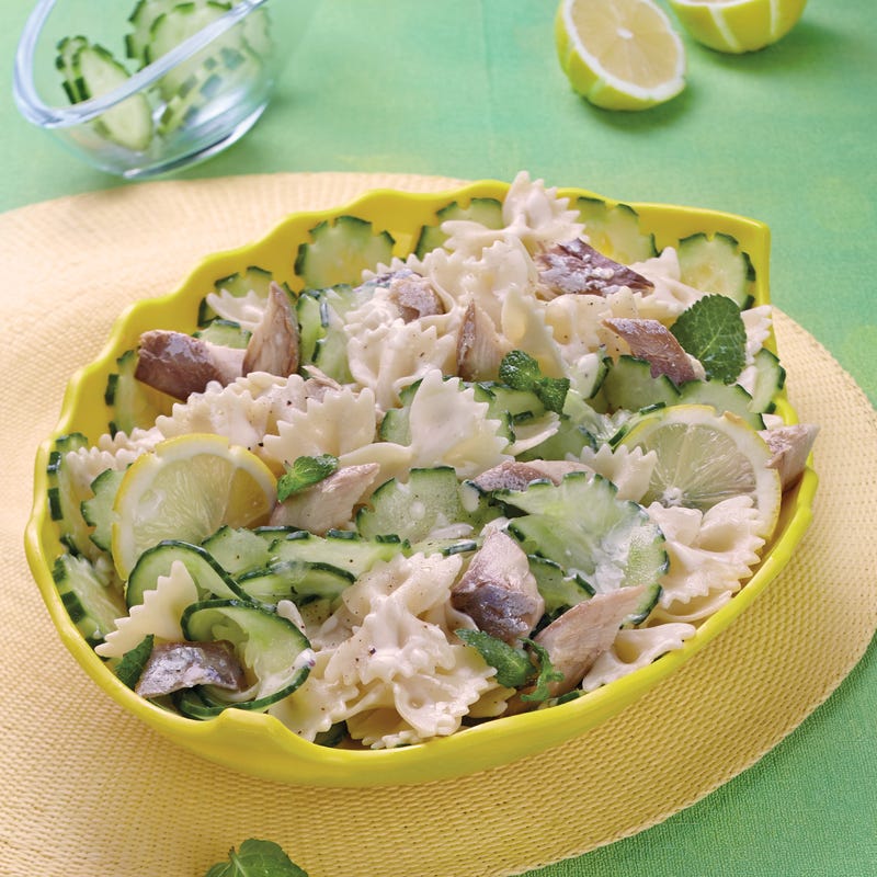 Salade de farfalles aux maquereaux