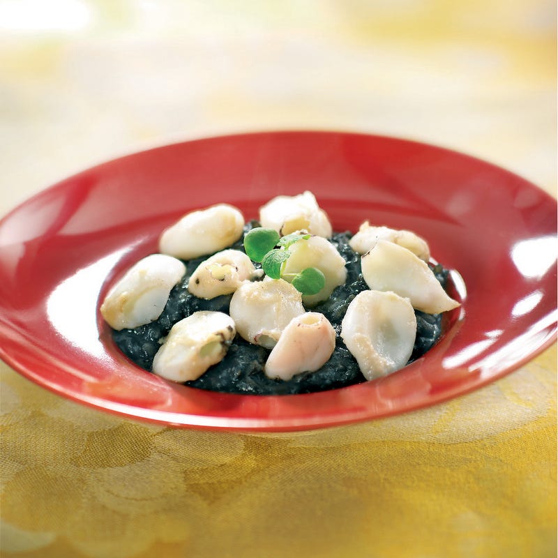 Photo de/du Risotto à l'encre de seiche par WW