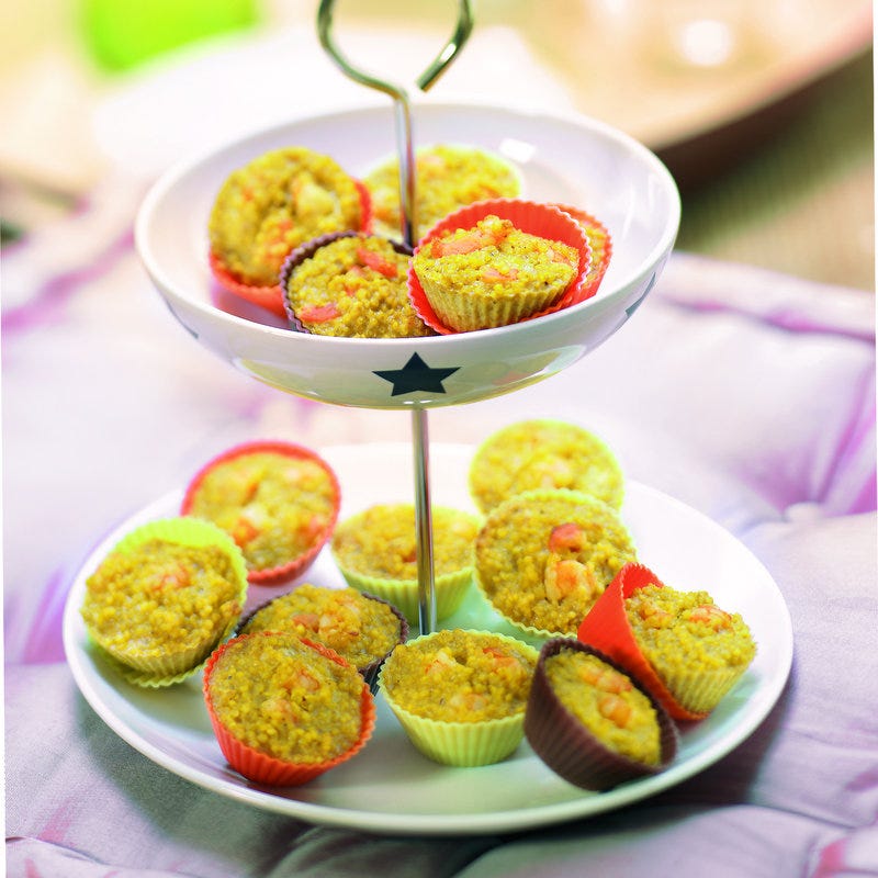 Photo de/du Bouchées quinoa crevettes par WW
