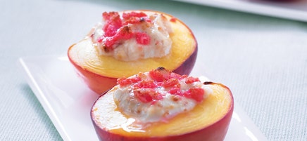 Nectarines au gril