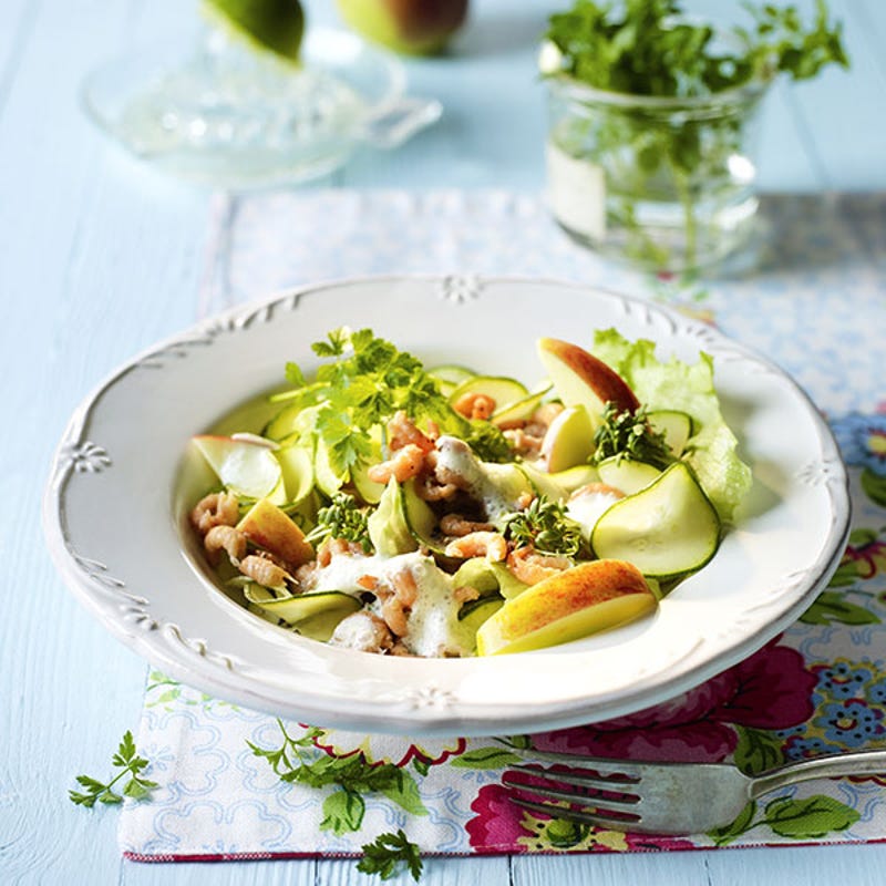 Foto van Salade met garnalen en courgette door WW