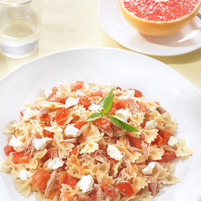 Pâtes au thon et à la tomate