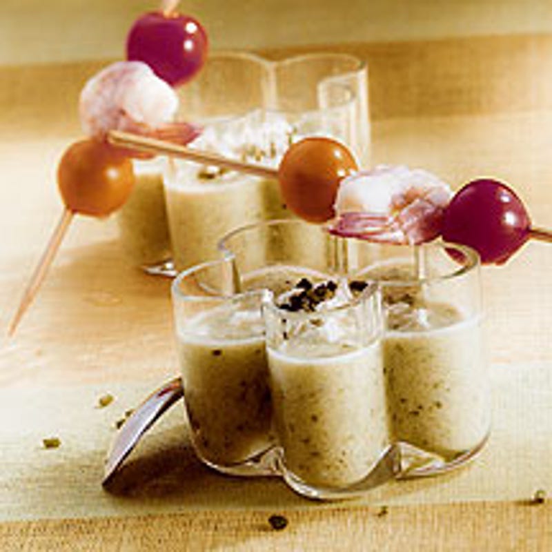 Photo de Gazpacho au concombre et à la feta prise par WW