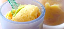 Glace à la mangue et à la banane