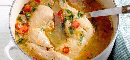 Soupe turque au poulet et aux lentilles rouges