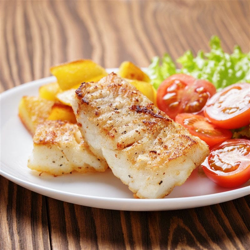 Foto van Kabeljauwfilet met honing en mosterd door WW