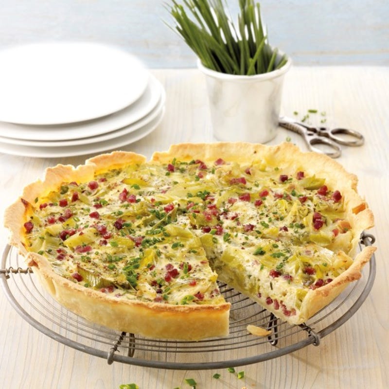 Photo de Quiche aux poireaux et au jambon prise par WW