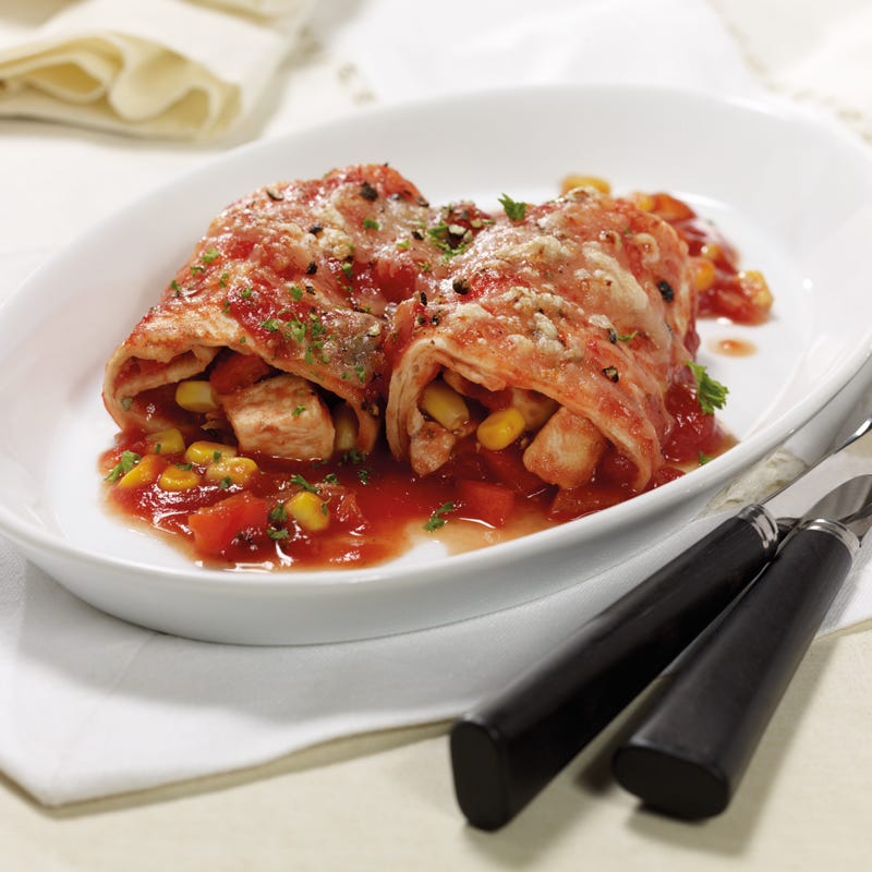 Photo de Enchilada mexicaine au poulet prise par WW