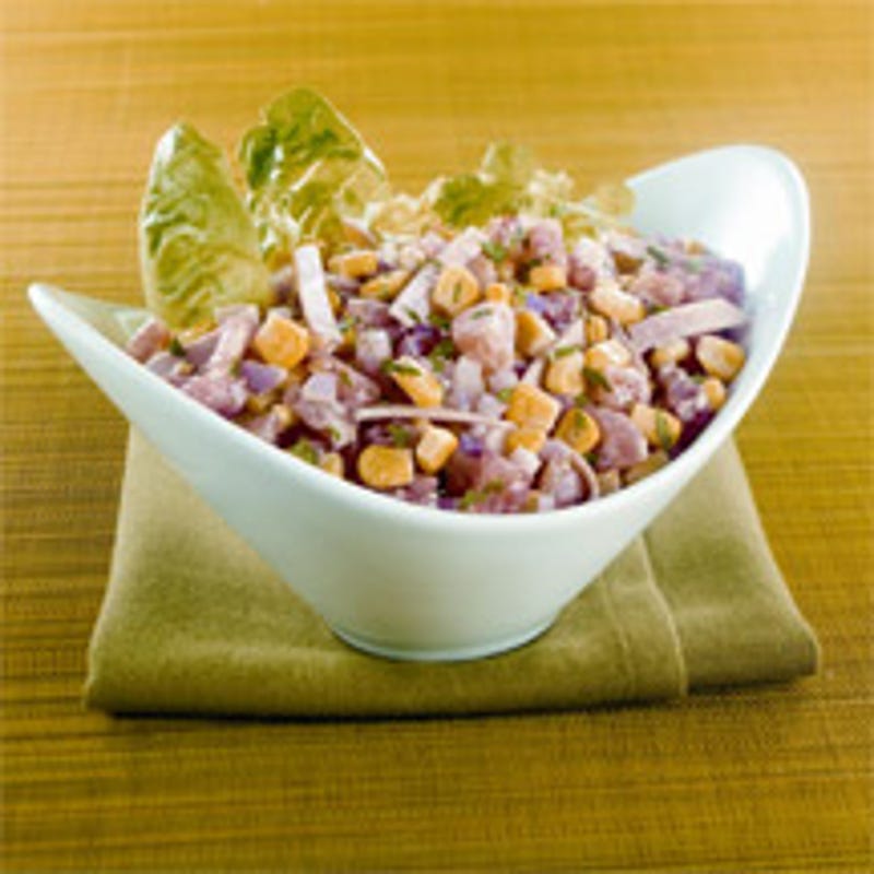 Foto van Rijk gevulde salade met maïs door WW