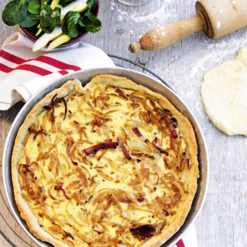 Photo de Quiche lorraine et salade de blé prise par WW