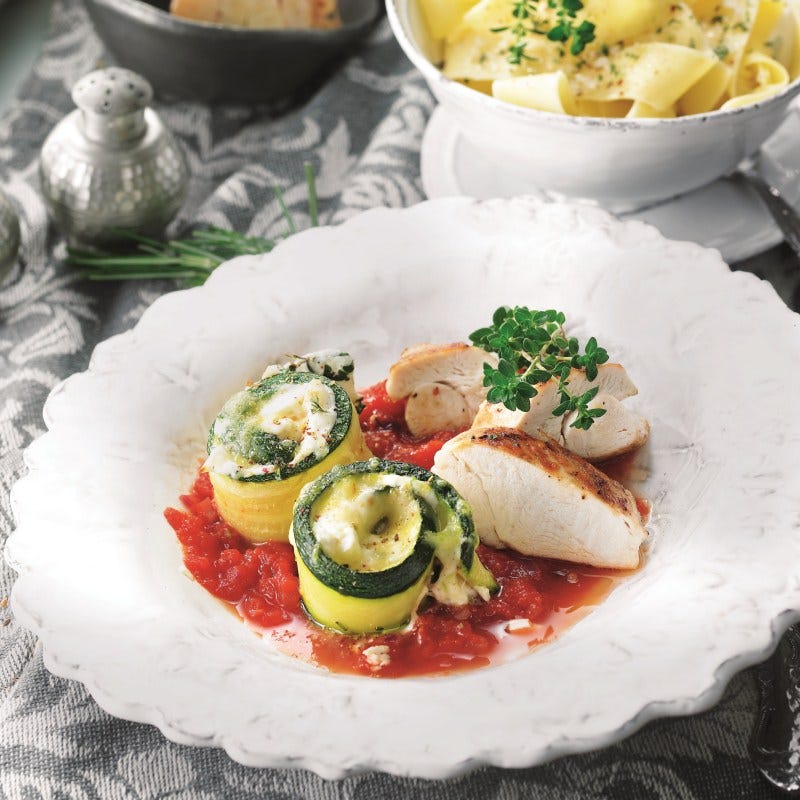 Photo de Roulades de courgette et feta au filet de poulet prise par WW
