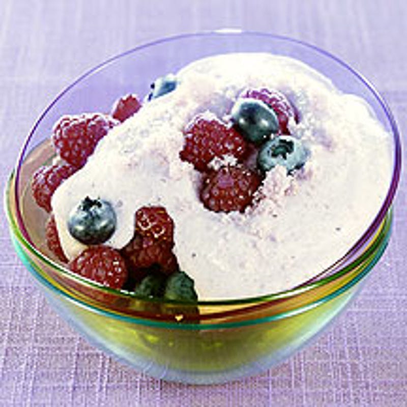 Photo de Fruits des bois à la mousse de mascarpone prise par WW