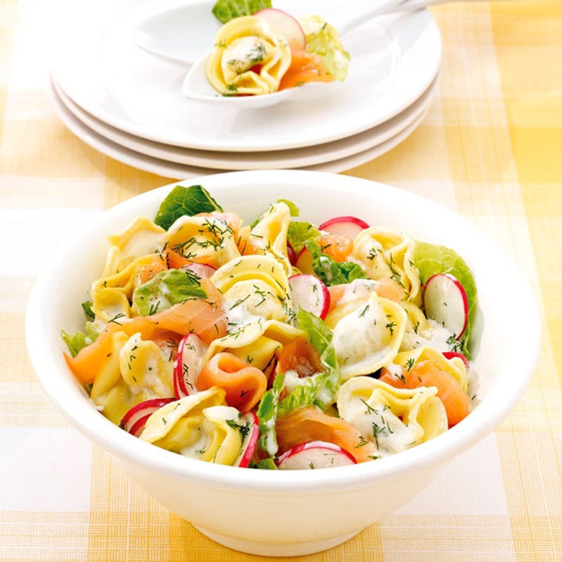 Foto van Tortellinisalade met zalm door WW