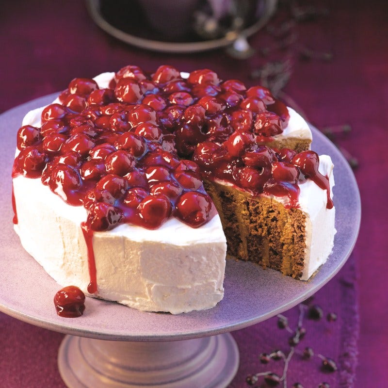 Foto van Mokka-kersentaart door WW