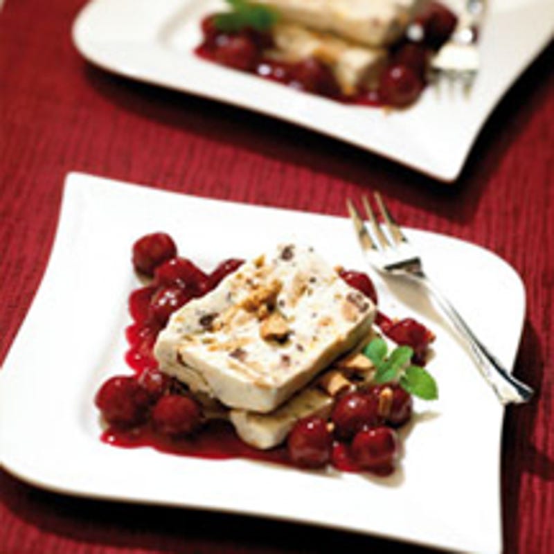 Photo de Parfait au spéculoos, compote de cerises prise par WW