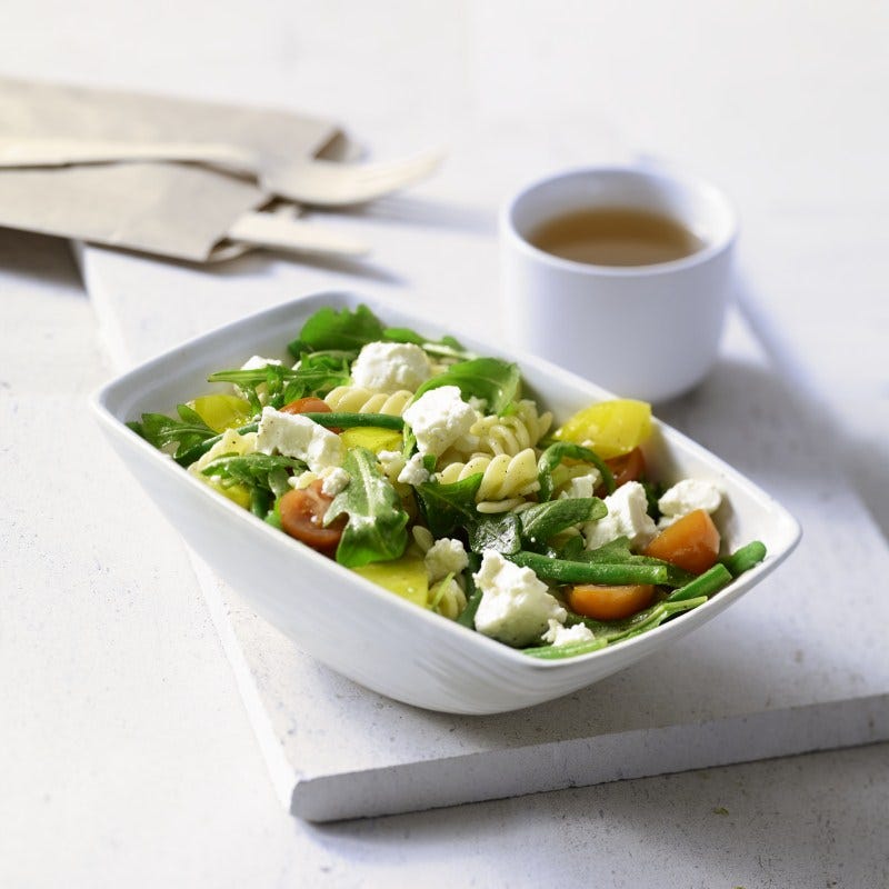 Photo de Salade de pâtes aux poivrons, haricots et feta prise par WW