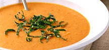 Soupe au chou-fleur et au poivron