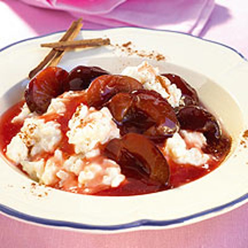 Photo de Riz au lait aux prunes et à la cannelle prise par WW