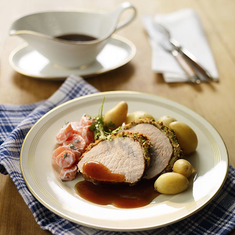 Foto van Braadstuk met mosterdkorst door WW