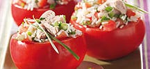Tomates farcies au thon