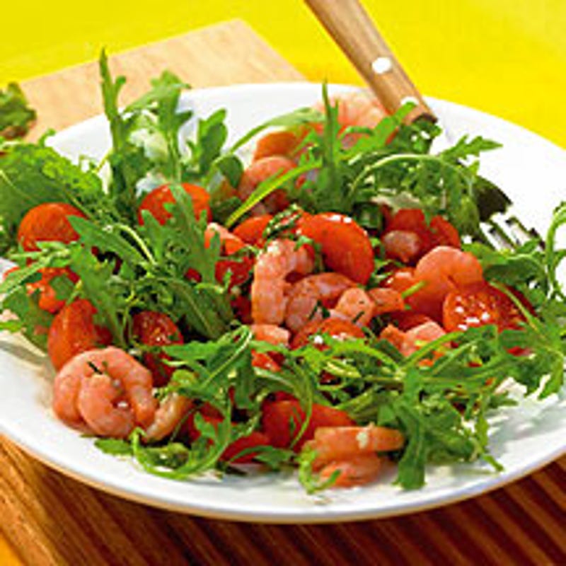 Photo de Salade de crevettes, dressing à l'ail prise par WW