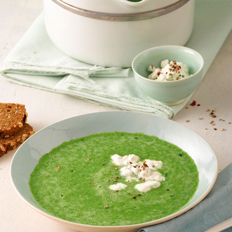 Photo de Soupe aux petits pois à la menthe prise par WW