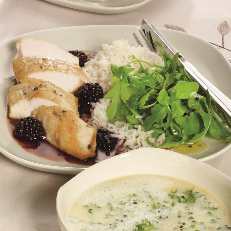 Photo de Filet de poulet sauce aux mûres prise par WW