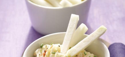Aardappelpuree met bieslook