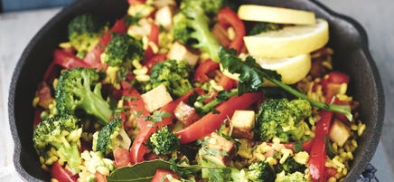 Paella végétalienne