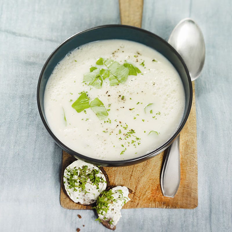 Photo de Soupe au chou-rave et ses disques au pain de seigle prise par WW