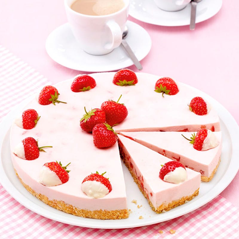 Photo de Tarte au fromage blanc aux fraises et à la lime prise par WW