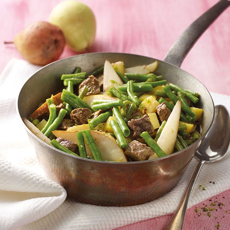 Photo de Carbonades de bœuf aux haricots verts et aux poires prise par WW