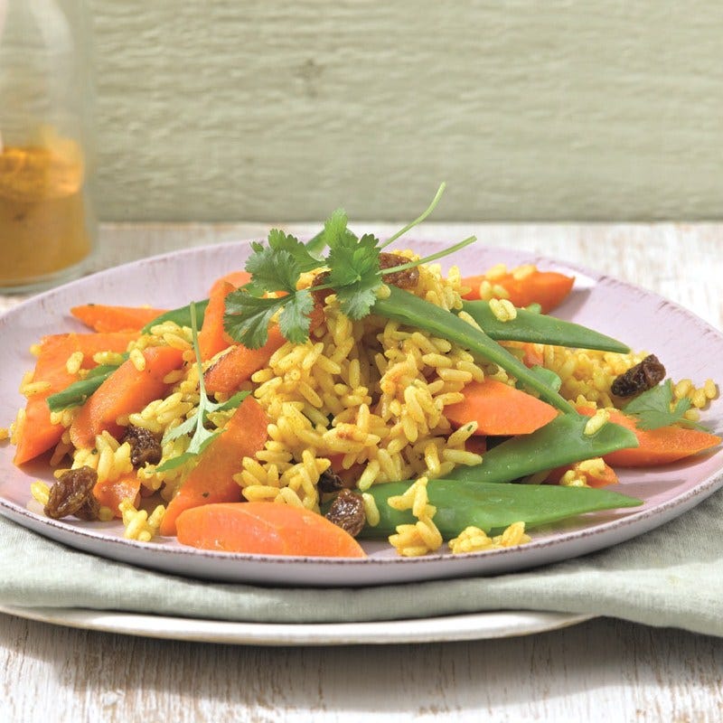 Photo de Pilav de carottes aux mange-tout prise par WW