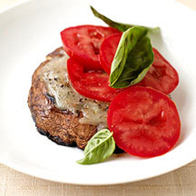 Foto van Gevulde portobello door WW