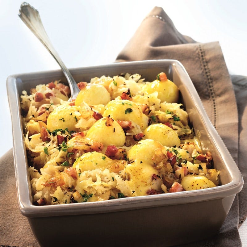 Foto van Ovenschotel met spek en krieltjes door WW