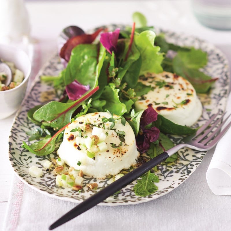Photo de Rondelles de fromage de chèvre grillé et salsa de pommes prise par WW
