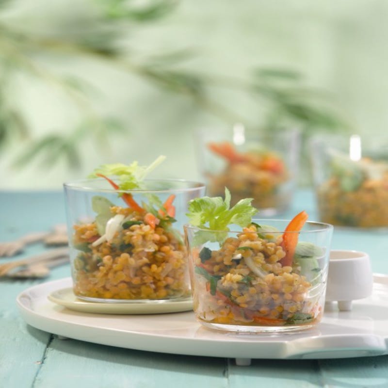 Foto van Linzensalade door WW