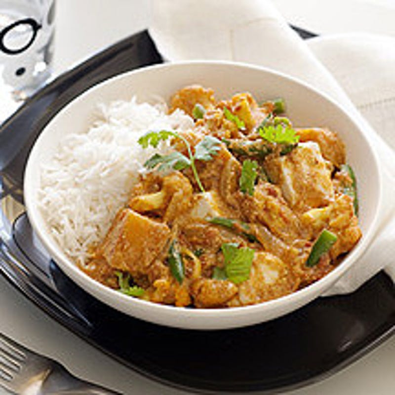 Foto van Vegetarische curry met pompoen door WW