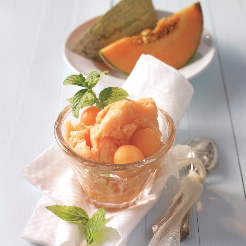 Foto van Meloensorbet door WW