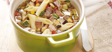 Pot-au-feu de boeuf aux pâtes