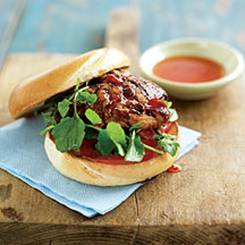 Foto van Bagel met kip door WW