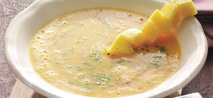 Soupe carotte mangue